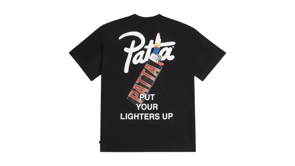 Patta-lighters-majica-crna
